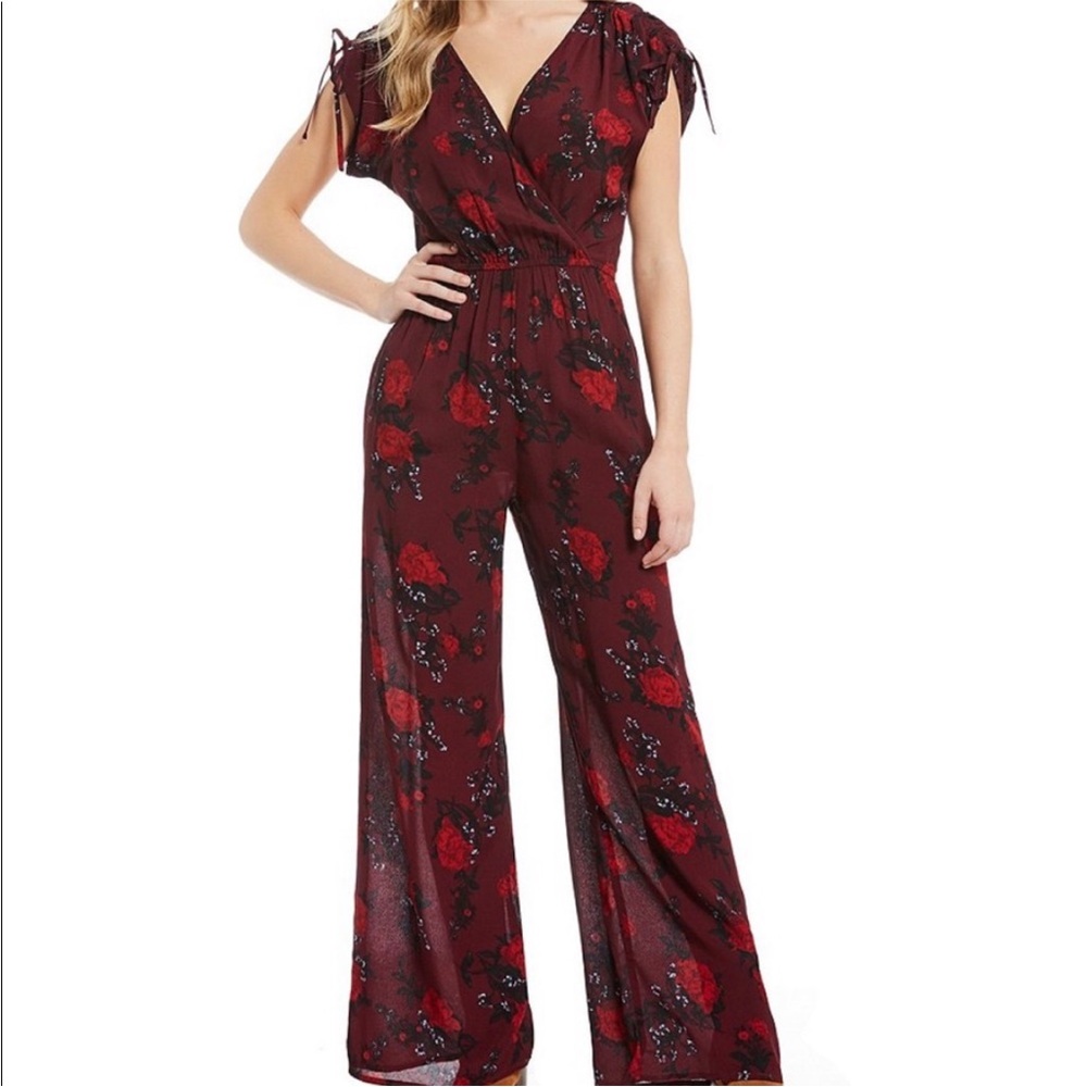 🆕 Anthropologie Band of Gypsies floral jumpsuit one piece
